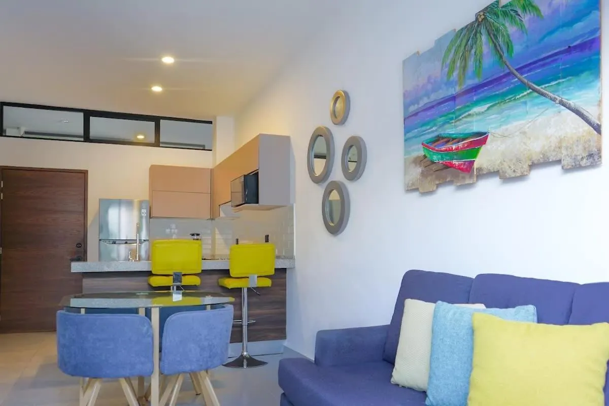 شقة Departamento Con Alberca A 4 Cuadras De Playa - Tulum 2B ماساتلان 0*,